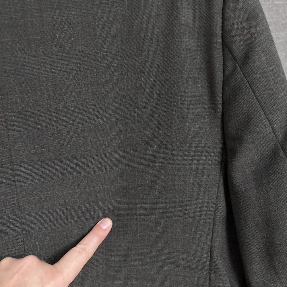 Brooks Brothers Sport Coat 40L Charcoal Gray Wool Explorer Classic Blazer Jacket